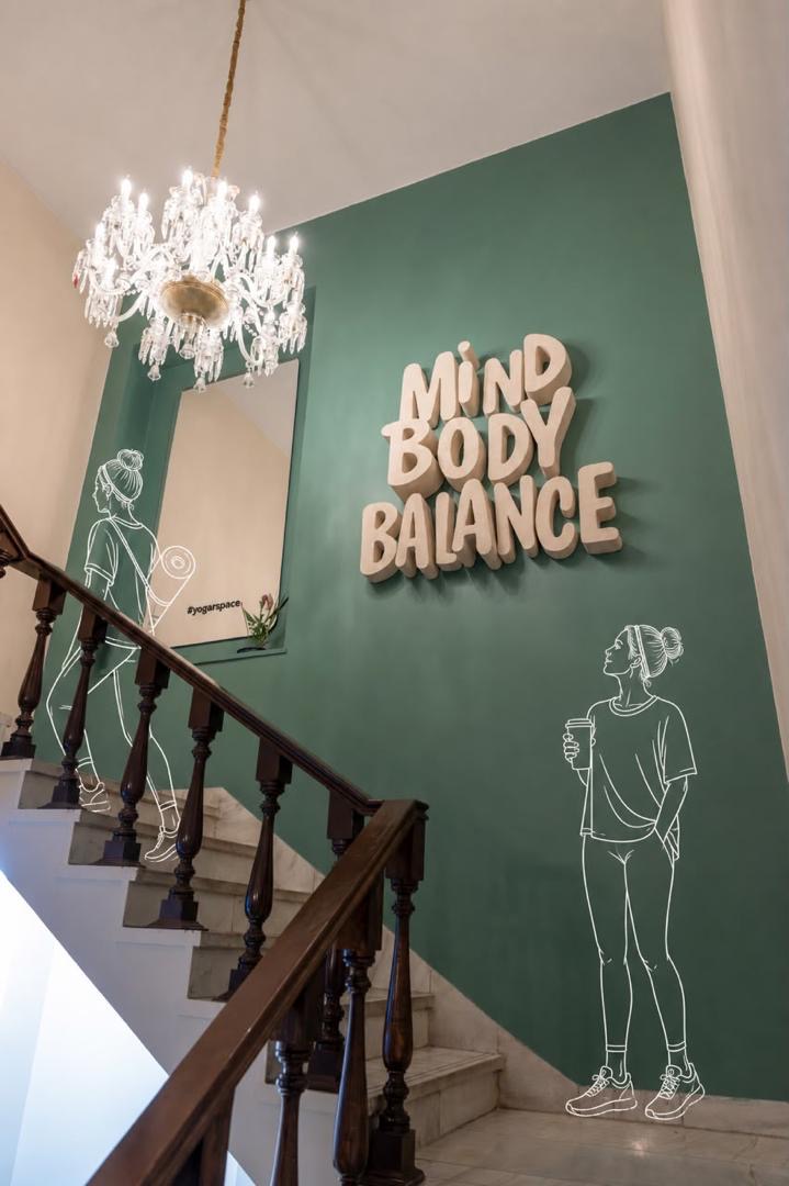 Mind Body Balance wall